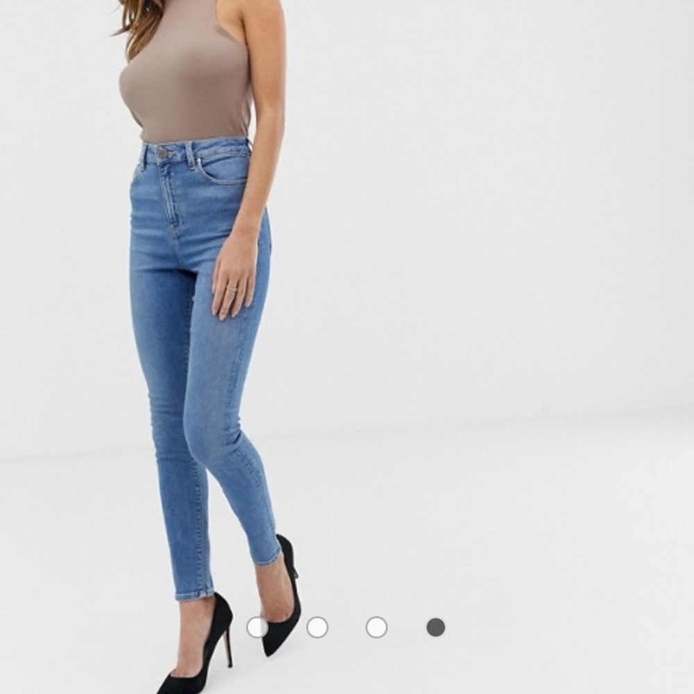 Asos Ridley High Waisted Skinny Jeans